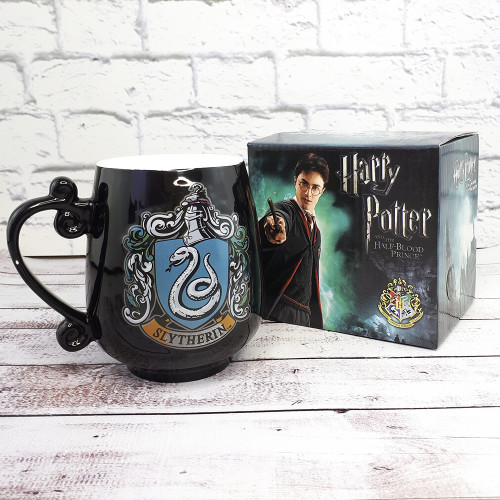 Кухоль Гаррі Поттер Слизерин (чорна)