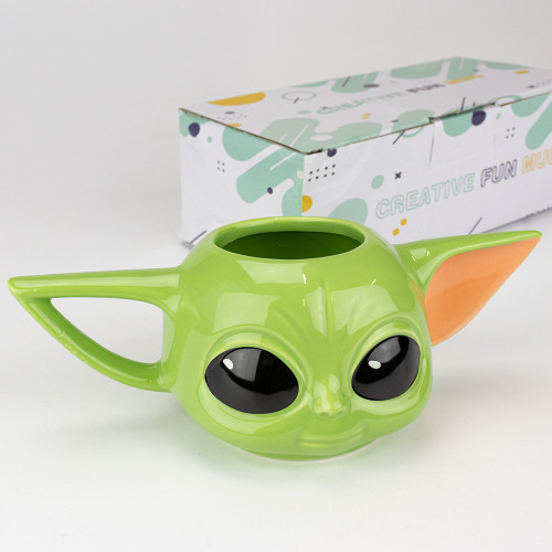 Кухоль фігурний Star Wars малыш Йода Мандалорец