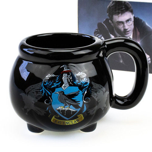 Кружка Гаррі Поттер Котелок з гербом Когтевран