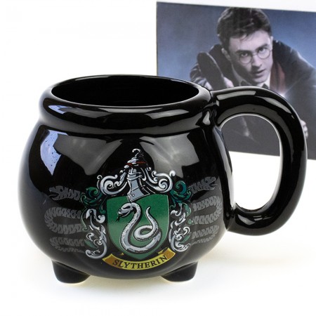 Кружка Гаррі Поттер Котелок з гербом Слізерін