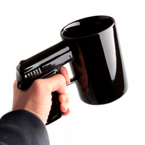 Чашка Пистолет (черная)