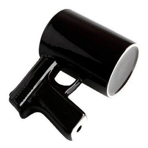 Чашка Пистолет (черная)