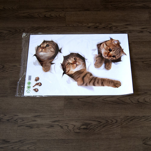 Інтерєрна наклейка CD Кошенята XH6215 40х60см