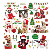 Інтер'єрна наклейка NG Merry Christmas Dogs JD2311 (9 аркушів А4)