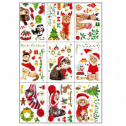 Інтер'єрна наклейка NG Merry Christmas Cats JD2312 (9 аркушів А4)