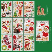 Інтер'єрна наклейка NG Merry Christmas Cats JD2312 (9 листів А4)