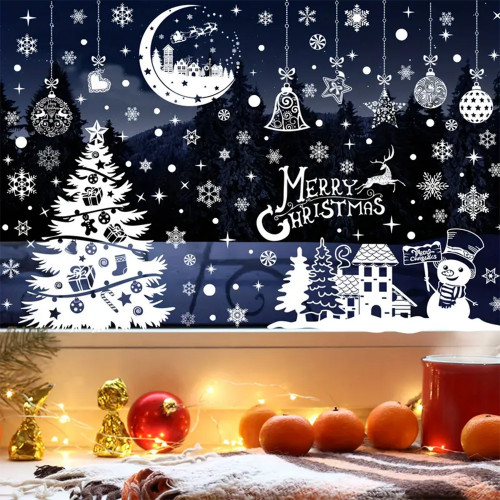 Інтерєрна наклейка NG Зимові візерунки SD23012 (9 листів А4 202 шт)