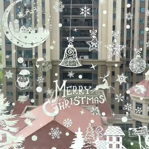 Інтерєрна наклейка NG Зимові візерунки SD23012 (9 листів А4 202 шт)