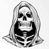 Интерьерная наклейка HL Мрачный Жнец FX3007 60х65см