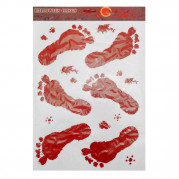 Інтер'єрна наклейка HL Криваві сліди Ноги 43х30см