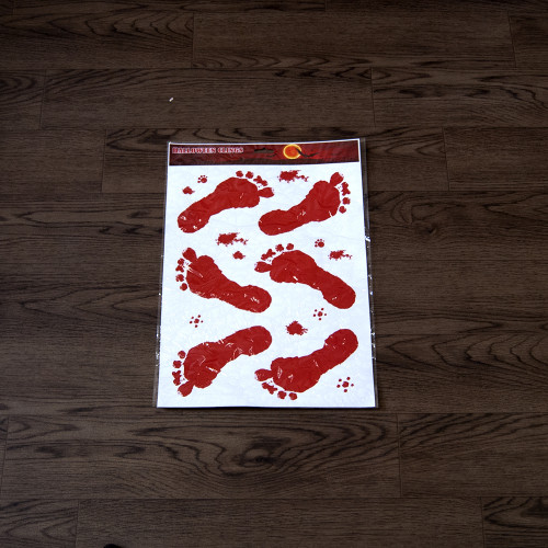 Інтерєрна наклейка HL Криваві сліди Ноги 43х30см