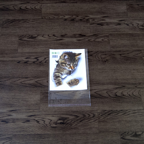 Інтерєрна наклейка CD Котик XH2003 25х16, 5см