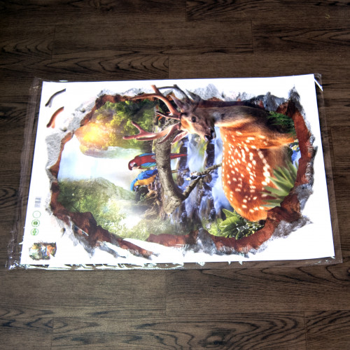 Інтерєрна наклейка ZOO Олень XH7253 70х50см