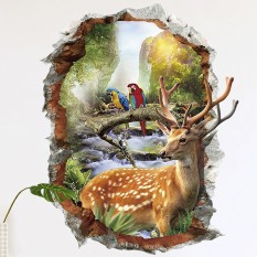 Інтер'єрна наклейка ZOO Олень XH7253 70х50см