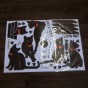 Интерьерная наклейка HL Черный кот AY7157 70х50см