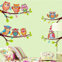 Інтерєрна наклейка Дитяча Сови XH6226 60х45см