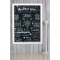 Постер мотиватор 56002 ПРАВИЛА ДОМА №1 А4
