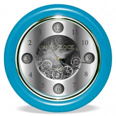 Часы с обратным ходом Anti-clock Ц012 (голубые)