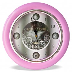 Часы с обратным ходом Anti-clock Ц012 (розовые)