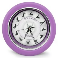 Часы Камасутра настенные большие (сиреневый)