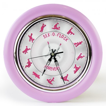 Часы Камасутра настенные большие (розовый)