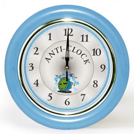 Часы идут в обратную сторону Anti-clock (синий)