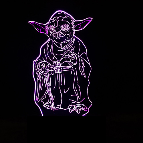 3D Світильник Майстер Йода 15952-3-6