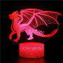 3D Світильник сенсорний Летючий дракон 15959-2-8