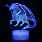 3D Світильник сенсорний Летючий дракон 15959-2-8