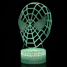 3D Светильник сенсорный Маска человека паука 15959-2-10