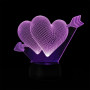 3D Світильник Серця 15959-2-4
