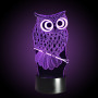 3D Светильник Сова 15952-3-8