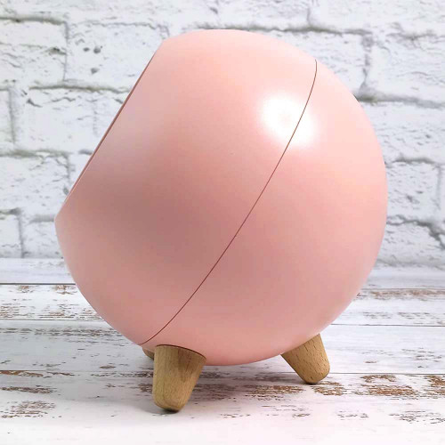 LED Нічник Сплячий кіт у будиночку (рожевий)