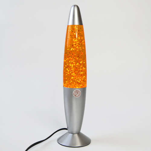 Лава лампа з парафіном (40см) жовта