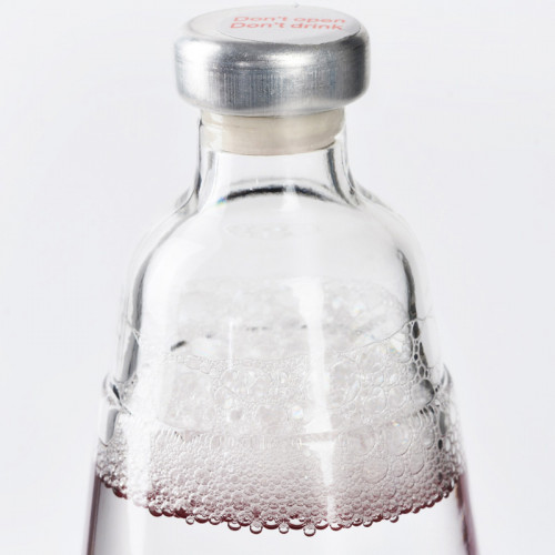 Лава лампа з парафіном (34см) синя