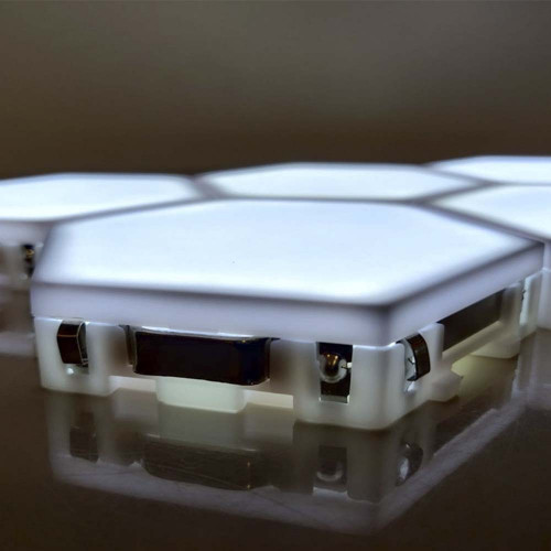 Модульний LED світильник сенсорний СТІЛЬНИКИ (набір 6шт) з адаптером (різнокольоровий)