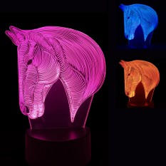 3D Светильник Лошадь