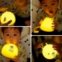 Силиконовый сенсорный ночник LED Монстрик (желтый)