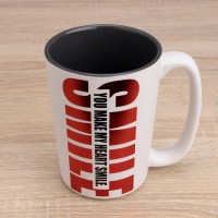 Кружка з побажанням SMILE