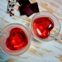 Чашка з подвійними стінками Серце 240 ml