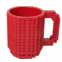 Кружка Лего конструктор (червоний)