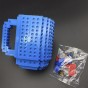 Кружка Лего конструктор (синій)