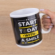 Кружка Гигант Start today with a smile
