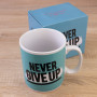 Кухоль Гігант Ніколи не здавайся - Never give up