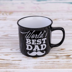 Кружка для тата World's best dad 400 мл 12747 (чорний)