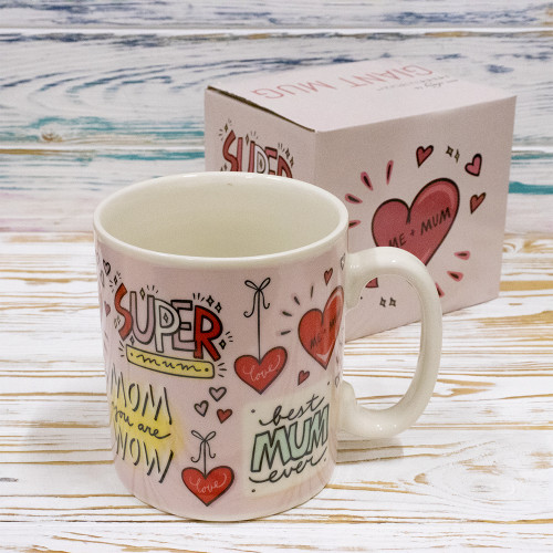 Кухоль Гігант Супер МАМА SUPER MUM