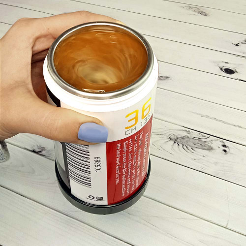 Термокружка з міксером Касета Фотоплівка капучинатор (червоно-білий)