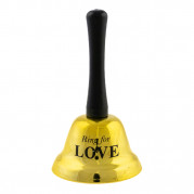 Дзвіночок LOVE (золотий)