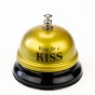 Звонок настольный KISS (золото)