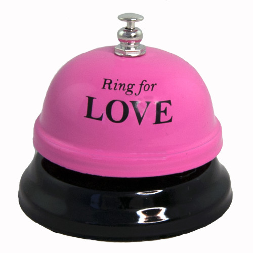 Дзвінок настільний LOVE (рожевий)